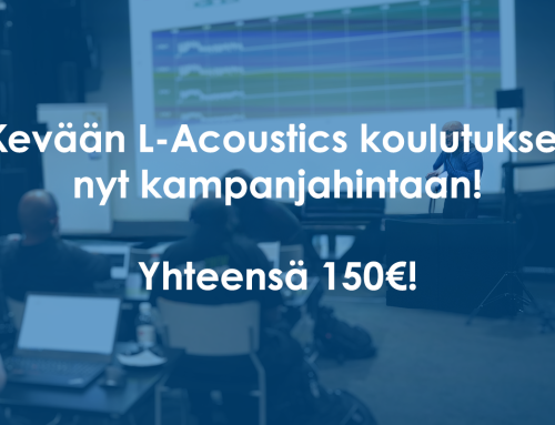 Kevään L-Acoustics koulutukset nyt kampanjahintaan!
